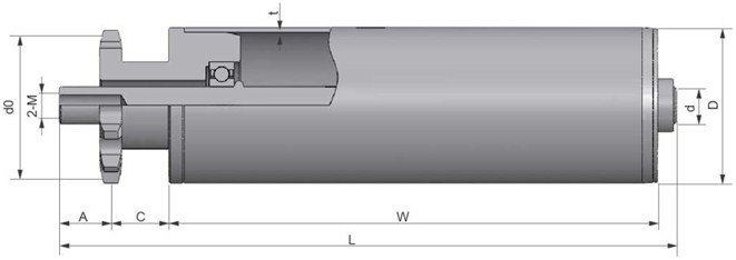 ML2311 Steel Single Chain Roller